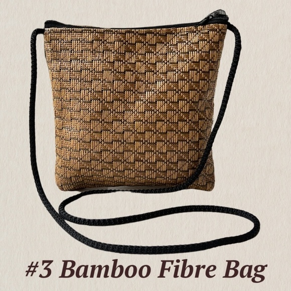 Natural Bamboo Handbag Made in Thailand - Picture 1 of 4